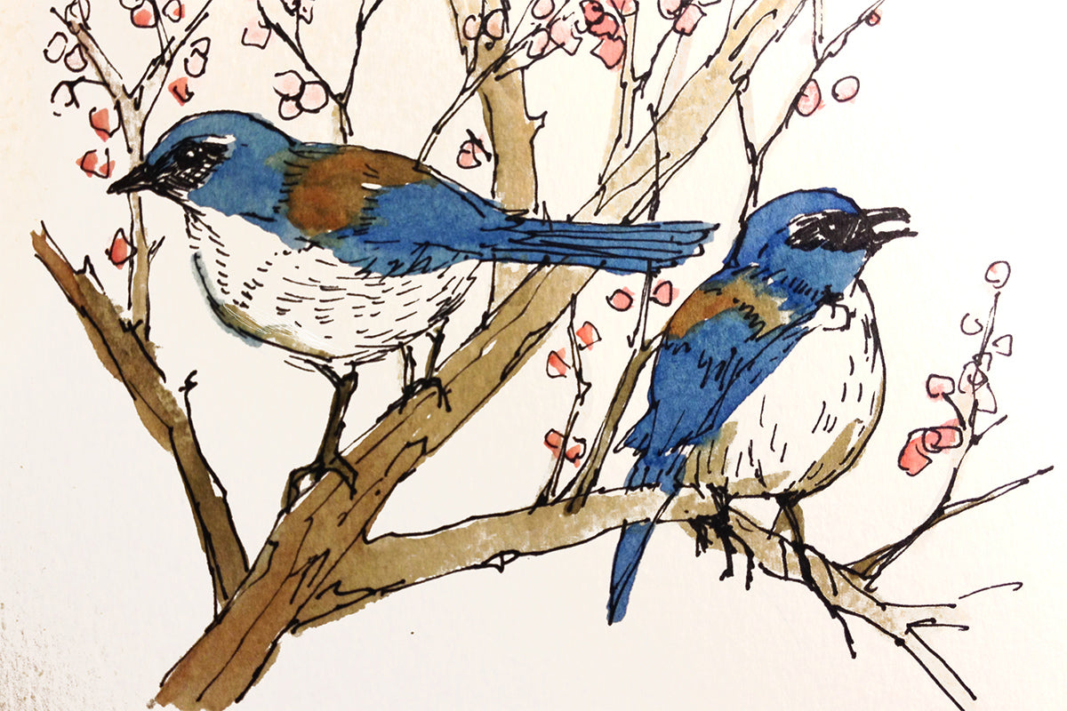 Spring Fever & New Chickadees Print