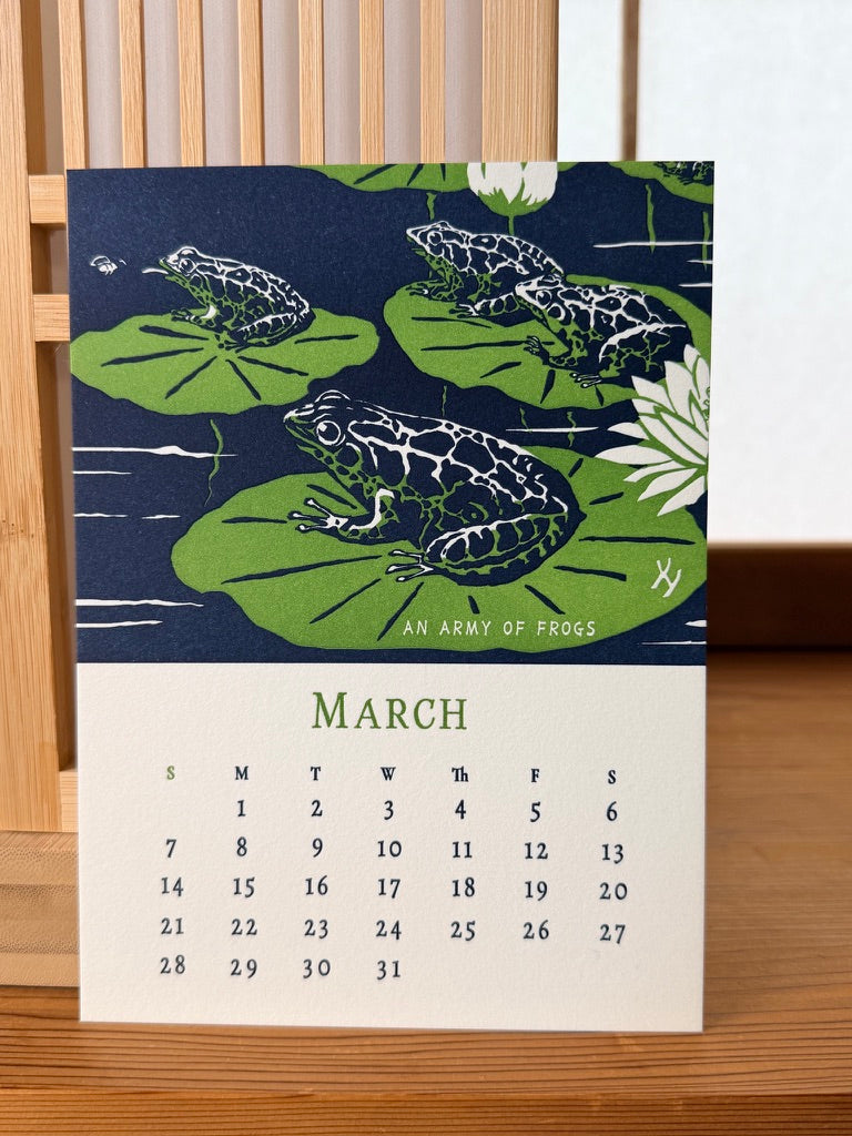 "Animal Almanac" Calendar for 2027 (without Stand) Pre-Order