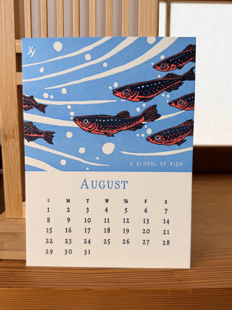 "Animal Almanac" Calendar for 2027 (without Stand) Pre-Order