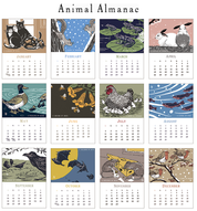 "Animal Almanac" Calendar for 2027 (with Stand) Pre-Order