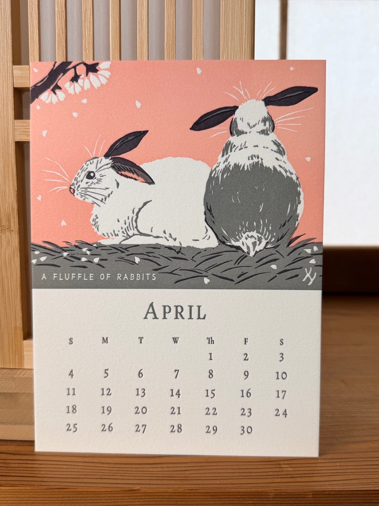 "Animal Almanac" Calendar for 2027 (without Stand) Pre-Order