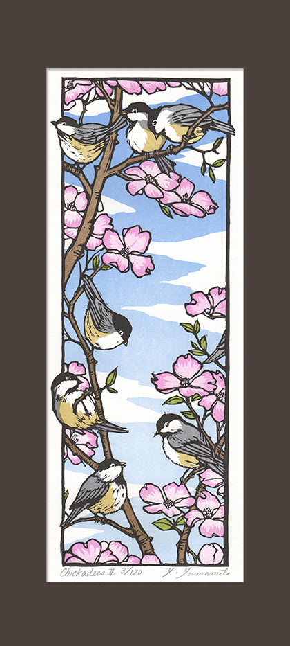 Chickadees (Giclee)