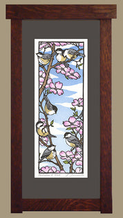 Chickadees (Giclee)