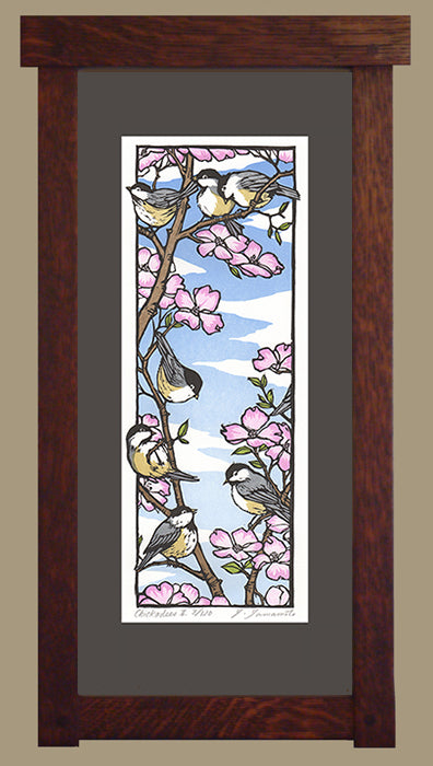 Chickadees (Giclee)
