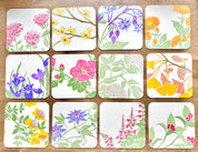 "Healing Botanicals" Message Coaster