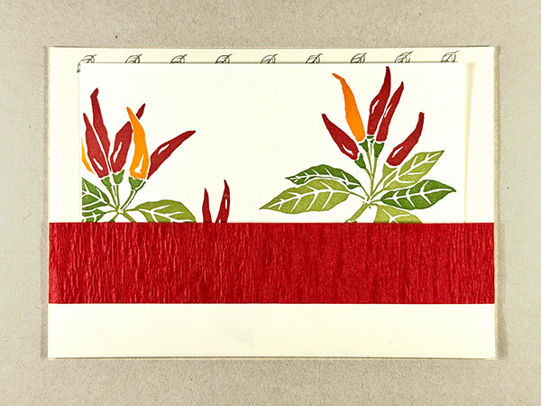 "Chili Peppers" Correspondence Card