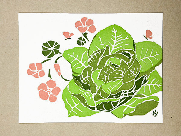 "Lettuce" Correspondence Card