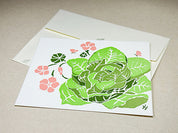 "Lettuce" Correspondence Card
