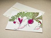 "Red Daikon Radish" Correspondence Card