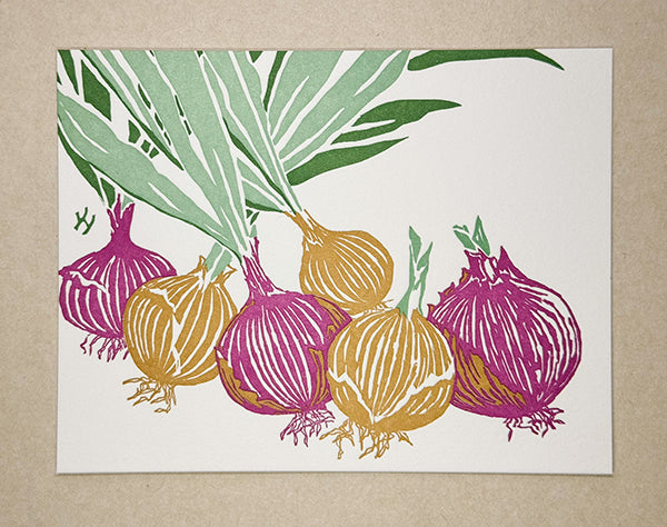 "Onions" Correspondence Card