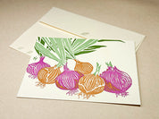 "Onions" Correspondence Card