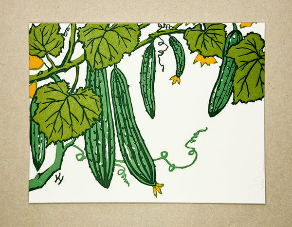 "Cucumber" Correspondence Card