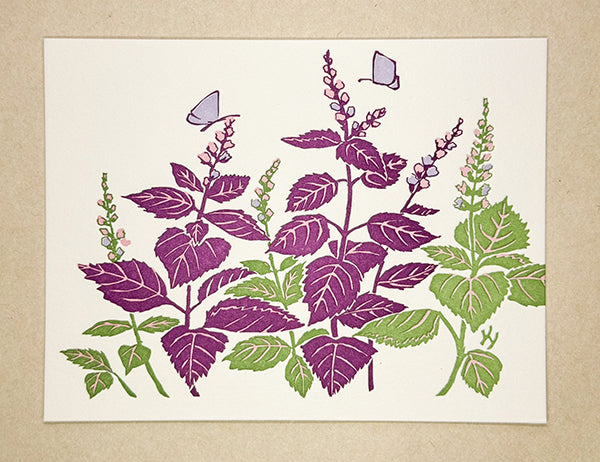 "Shiso (Perilla)" Correspondence Card