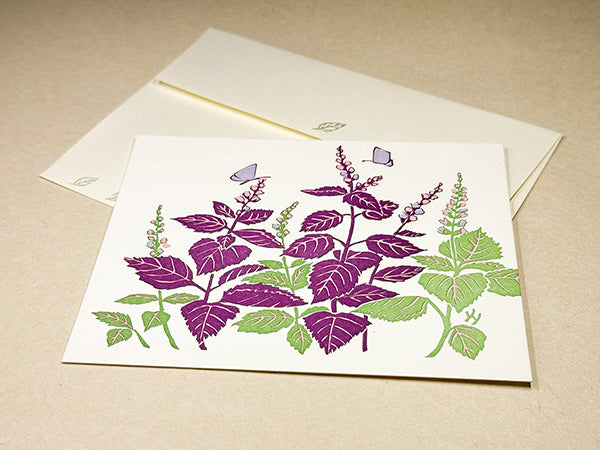 "Shiso (Perilla)" Correspondence Card