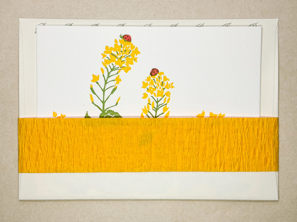 "Rapeseed Blossoms" Correspondence Card