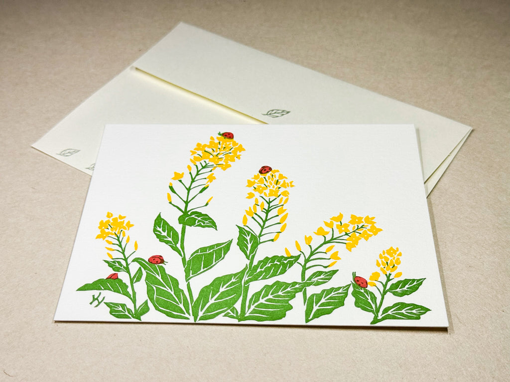 "Rapeseed Blossoms" Correspondence Card