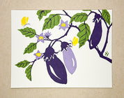 "Eggplant" Correspondence Card