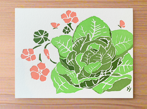 "Lettuce" Correspondence Card