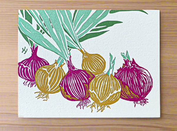 "Onions" Correspondence Card