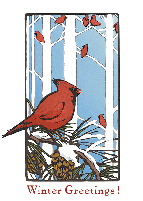 Winter Cardinals