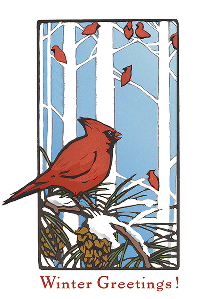 Winter Cardinals