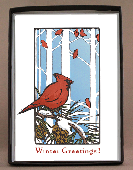 Winter Cardinals