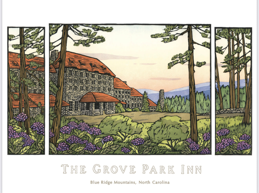"Grove Park Inn" greeting card