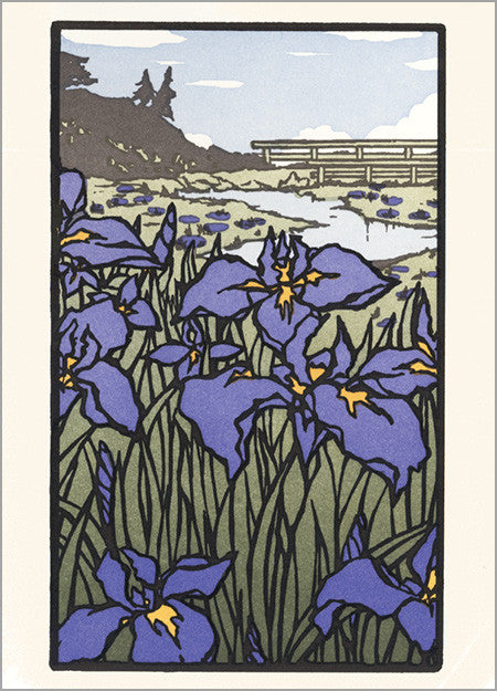Iris in Bloom - The Arts & Crafts Press