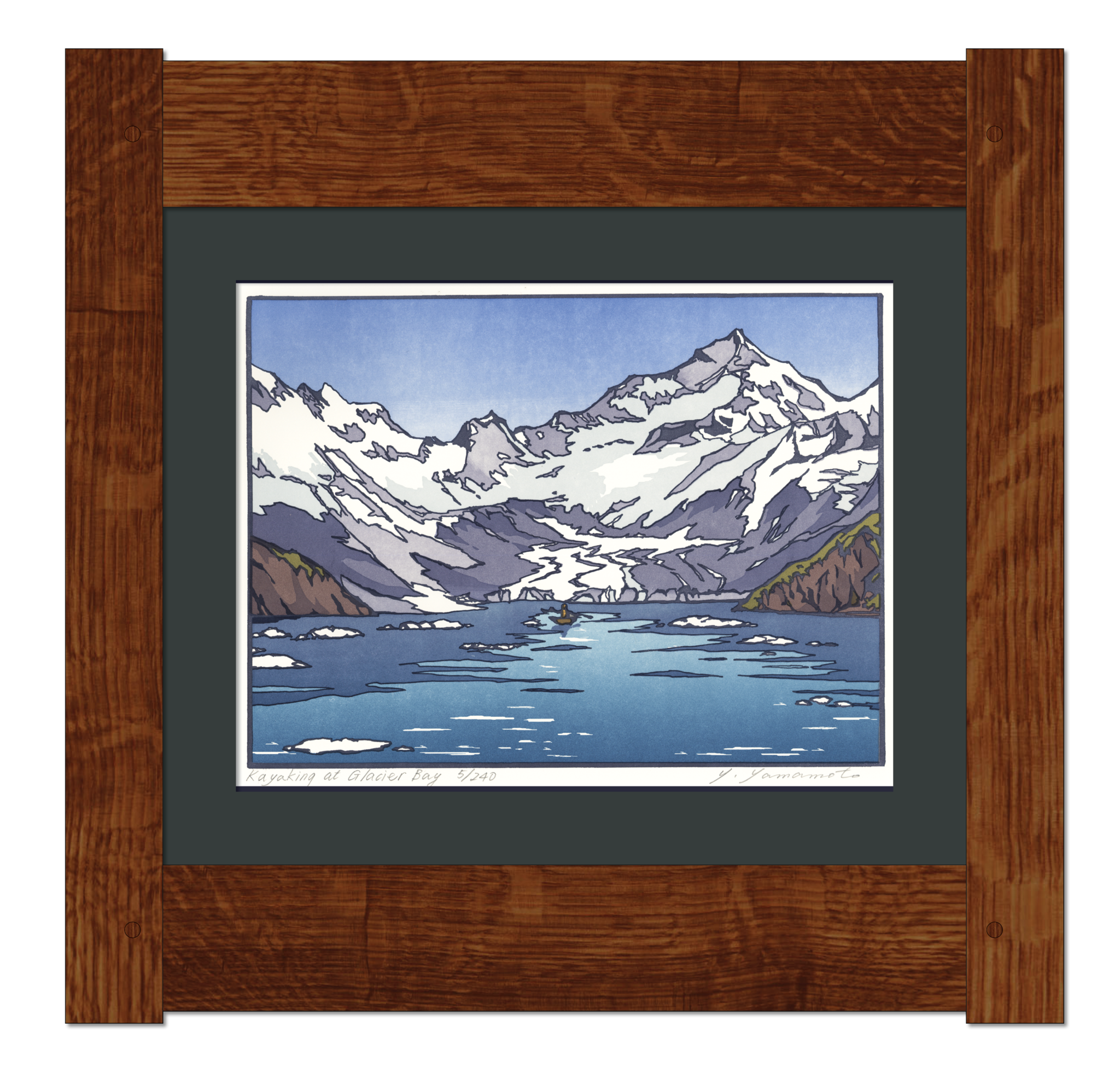 Kayaking at Glacier Bay