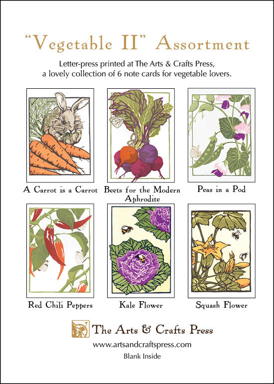 Vegetable II Cards - The Arts & Crafts Press